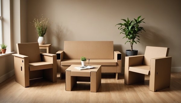 Meuble en carton : l'avenir du mobilier écoresponsable
